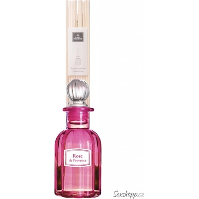 Esprit Provence Rose vonný difuzér s 10 ratanovými tyčinkami 100 ml
