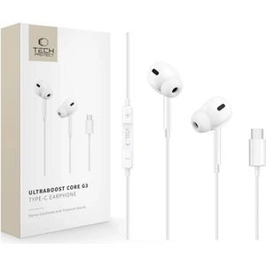 Tech-Protect Ultraboost Core G3 USB-C white Слушалки