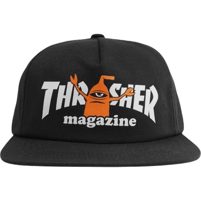 THRASHER TOY MACHINE SECT SNAPBACK HAT Black