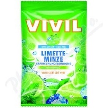 Vivil Limetka-peprmint+vitamín C bez cukru 120 g