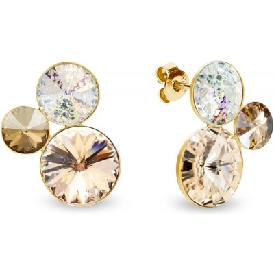 Spark stříbrné pozlacené se Swarovski Elements Sweetie KG11223SLWP