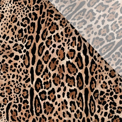 Takoy Umělé hedvábí / silky mírně elastické leopard