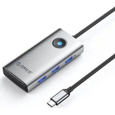ORICO Докинг станция Orico 6-портова, USB 3.1 Type-C, Сива | PW11-6P-GY-EP (PW11-6P-GY-EP)