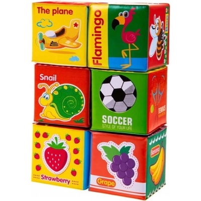 BocioLand edukačné kocky 6ks