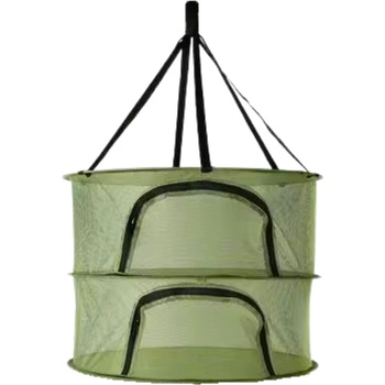 Clever Sušiaca sieť Grow zelená so U zipsom 2 úrovne