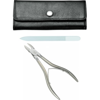 Maruto Kliešte na nechty s predĺženou rukoväťou s pilníkom a koženým puzdrom 15,5 cm / 17 mm