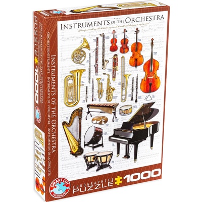 EUROGRAPHICS Пъзел Eurographics от 1000 части - Оркестърни инструменти (EG60001410)