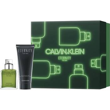 Calvin Klein Eternity подаръчен комплект с парфюмна вода 50мл и душ гел 100мл за мъже 1 бр