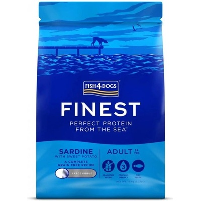 Fish4Dogs finest Възрастни Сардина голяма 1, 5 кг