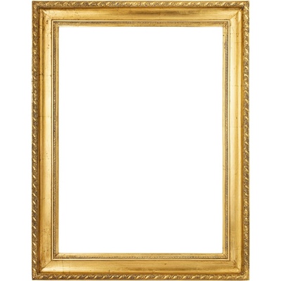 Dekorativní zlatý rám na obraz ve starožitném stylu, elegantní, zdobený, 84x64 cm
