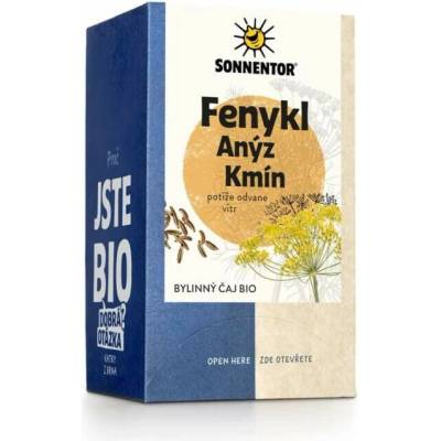 Sonnentor fenykl anýz kmín bio 30,6 g balení 6 ks