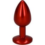 Toyz4Lovers Малко анално бижу в червено с кристал Pleasure Night