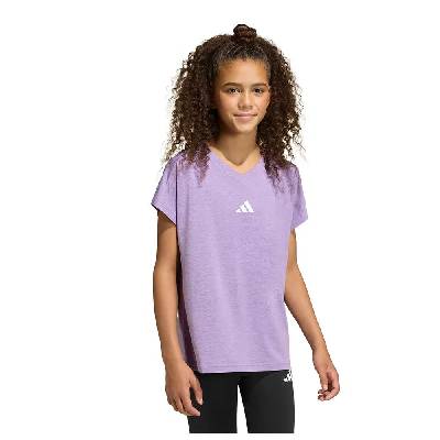 Тениска Adidas Go-To short sleeve v neck T-shirt - Purple (Active Purple / Ice Lavender / White)