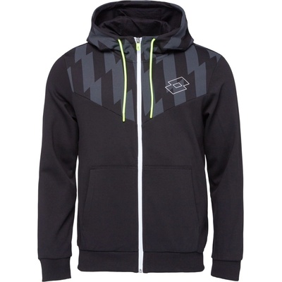 Lotto Logo Vi Full-zip Hoodie čierna