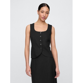 GAP Ленена жилетка GAP GAP | Cheren | ЖЕНИ | XS