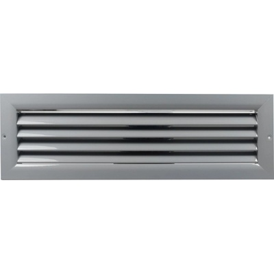 Dalap Сива вентилационна решетка от висококачествен екструдиран алуминий 450x150 мм (90422)