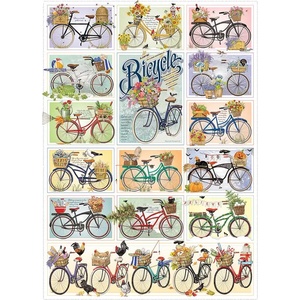 Cobble Hill - Puzzle Bicycles - 1 000 piese