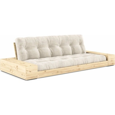 Karup Design menčestrová rozkladacia pohovka 244 cm Base Biela