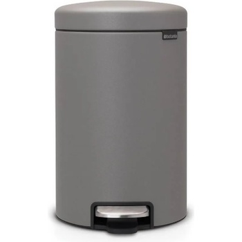 Image 1 of Brabantia 12 л. цвят минерално бетонно сиво кош за смет с педал Brabantia от серия NEW ICON (1001090)
