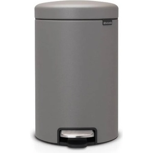 Brabantia 12 л. цвят минерално бетонно сиво кош за смет с педал Brabantia от серия NEW ICON (1001090)