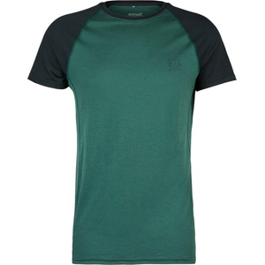 Stoic Мъжко мериносово термобельо Stoic Merino180 BengtSt. S/S Merino base layer - Black / New Pine Green - размер 4XL (015-2082-0718)