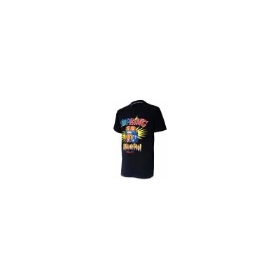 Pánské Muay Thai triko Top King X Puck 02 Černé