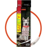 Dog Fantasy LED нашийник Dog Fantasy от найлон - оранжев 65см
