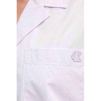 Calvin Klein риза дамски от памук (LV047F146G)