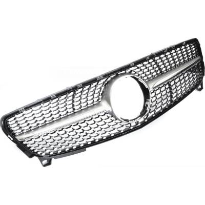 Predná maska Mercedes A trieda W176 15-18 Diamond Silver Chrome
