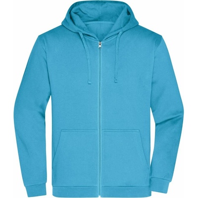 Daiber JN 756 turquoise mikina s kapucí