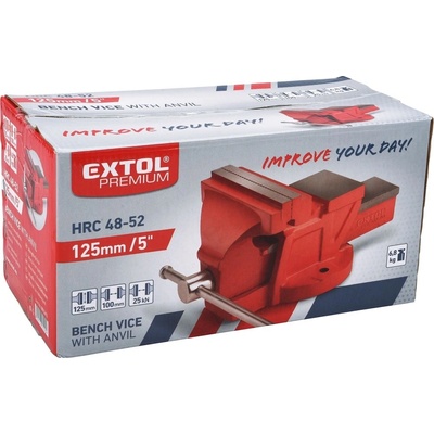 Extol premium 8812613 svěrák s kovadlinou 125mm