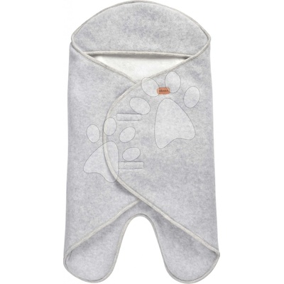 Babynomade Zavinovačka Double Fleece Beaba Heather extra teplá šedá
