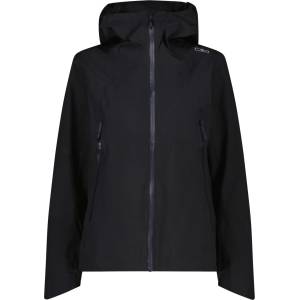 CMP Дамско водоустойчиво яке CMP Women's 2 Layer Jacket Fix Hood Waterproof jacket - Antracite - размер 46 (EU) (102-4532-0117)