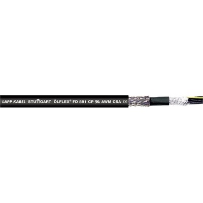 Lapp 1027296/500 pro energetické řetězy FD 891 CY 25 G 1 mm² černá 500 m
