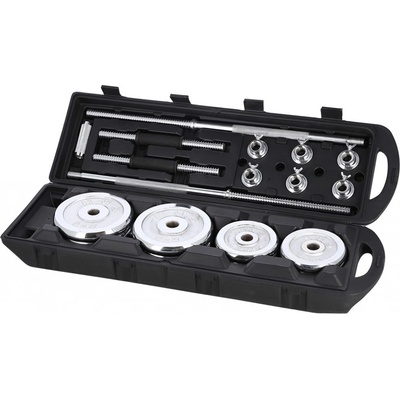 HMS STC50 Činkový set chrom v kufru 2x25 kg