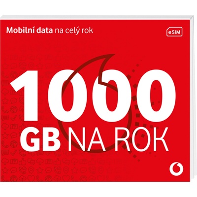 Vodafone 1000 GB SIM (data na rok) Forma SIM: eSIM