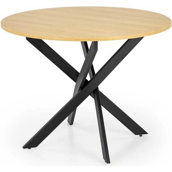 Halmar Jídelní stůl Waylon dub zlatý / černá