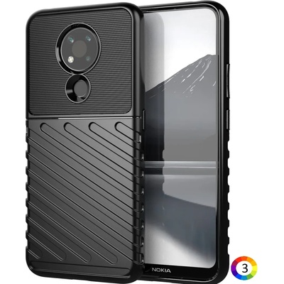 Nokia 3.4 Удароустойчив Twill Texture Калъф и Протектор