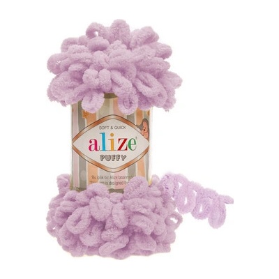 Priadza Alize Puffy 27 - fialová