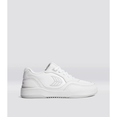 Cariuma Uba White Leather Ice Logo