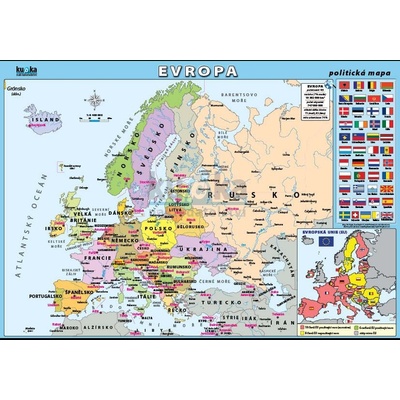 nakladatelství Kupka Evropa - politická mapa XXL (140x100 cm)