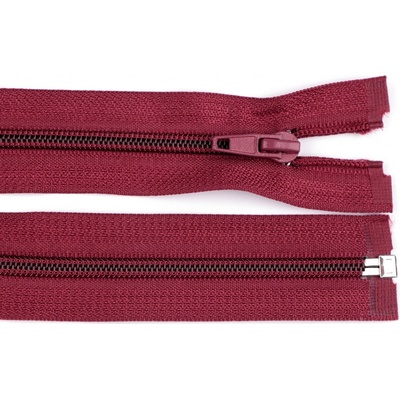 Spirálový zip No 5 délka 70 cm bundový POL, malé, 178 bordó