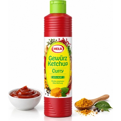 Hela Curry kořeněný kečup delikát 930 g – Zbozi.Blesk.cz