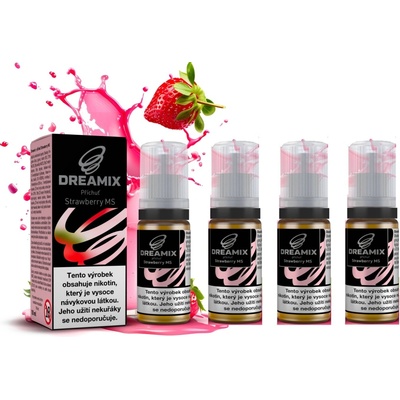 Dreamix Straw-Milkshake 4 x 10 ml 0 mg