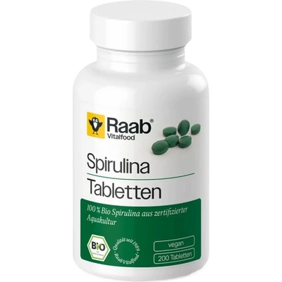 Raab Vitalfood Bio Spirulina Tablets [200 Таблетки]