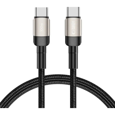 Tech-Protect Кабел Tech-Protect UltraBoost Evo, USB-C към USB-C, PD 100W, 5A, 1m, титаниев (5906203690633)