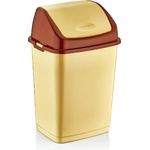 Dünya Plastik DUNYA-Кош с люлеещ капак 50lt. "FANTASY"БЕЖОВ (09705) (0151388)