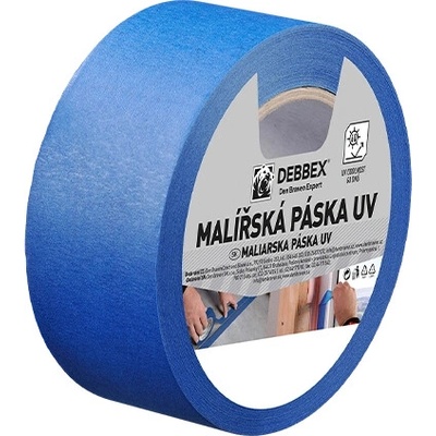 Debbex Malířská páska UV 50 mm x 55 m modrá B7054