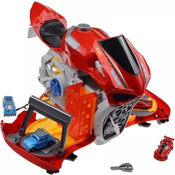 Man Yuk Toys Мотоциклет, който се трансформира в паркомясто - червен (sk-120x)