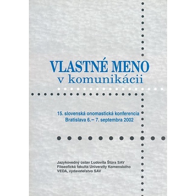 Vlastné meno v komunikácii - Pavol Žigo